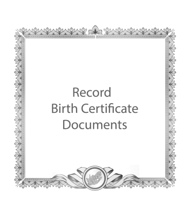 Record Birth certificate Documents