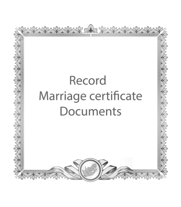 Record Marriage certificate Documents