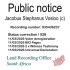 Public notice Jacobus Stephanus Vosloo (c) Recording number 935436237
