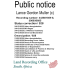 Public notice Lance Gordon Muller (c) Recording number 443881859 & 398930685