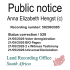 Public notice Anna Elizabeth Hengst (c) Recording number 582963385