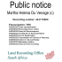 Public notice Martha Helena Du Venage (c) Recording number 444772880